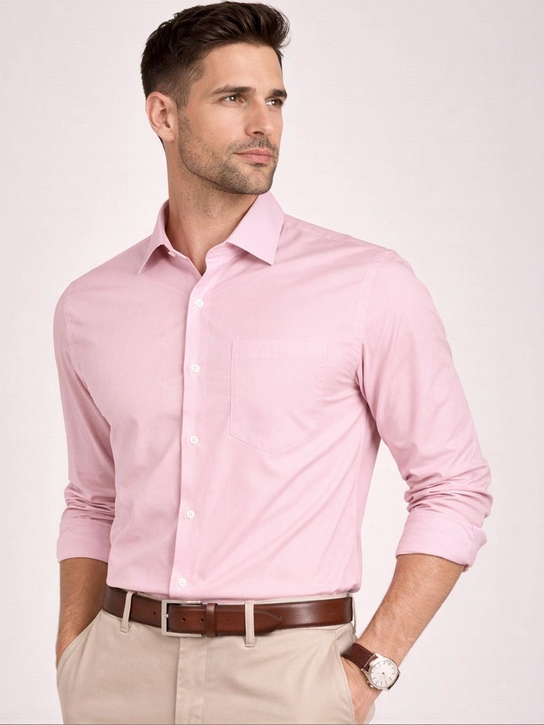 Turtle Men Standard Slim Fit Formal Shirt-picture-36