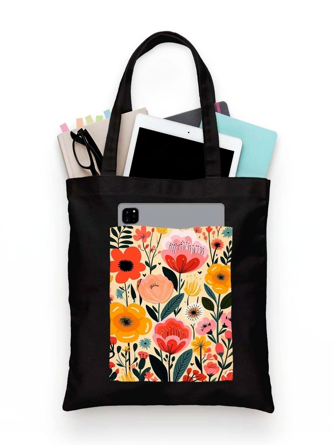 ZORI Floral Printed Tote Bag-picture-27