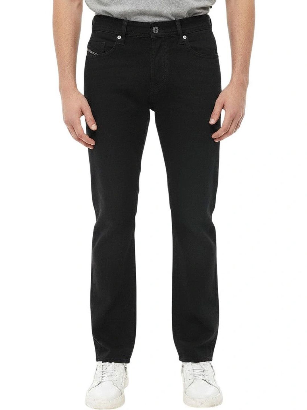 DIESEL Men Tapered Fit Mid-Rise Jeans-picture-15