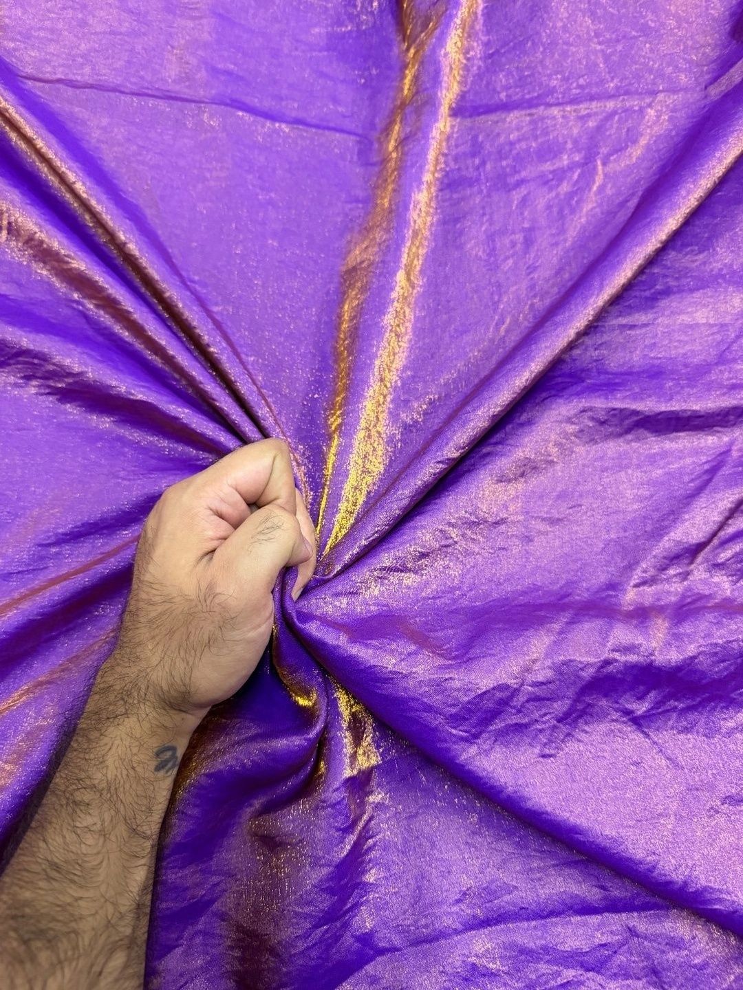 KRISHNAM TRENDS Dyed Satin Unstitched Dress Material-image-46