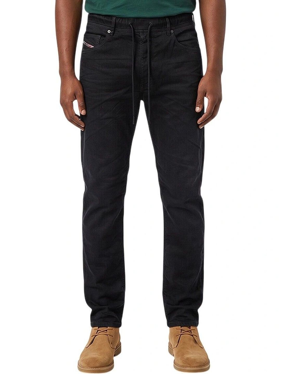 DIESEL Men Regular Fit Mid-Rise Jeans-picture-55
