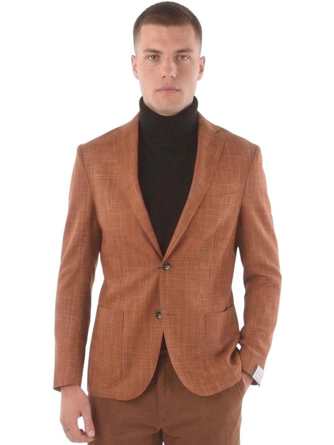 Corneliani Brown Single Breasted Blazer-picture-42