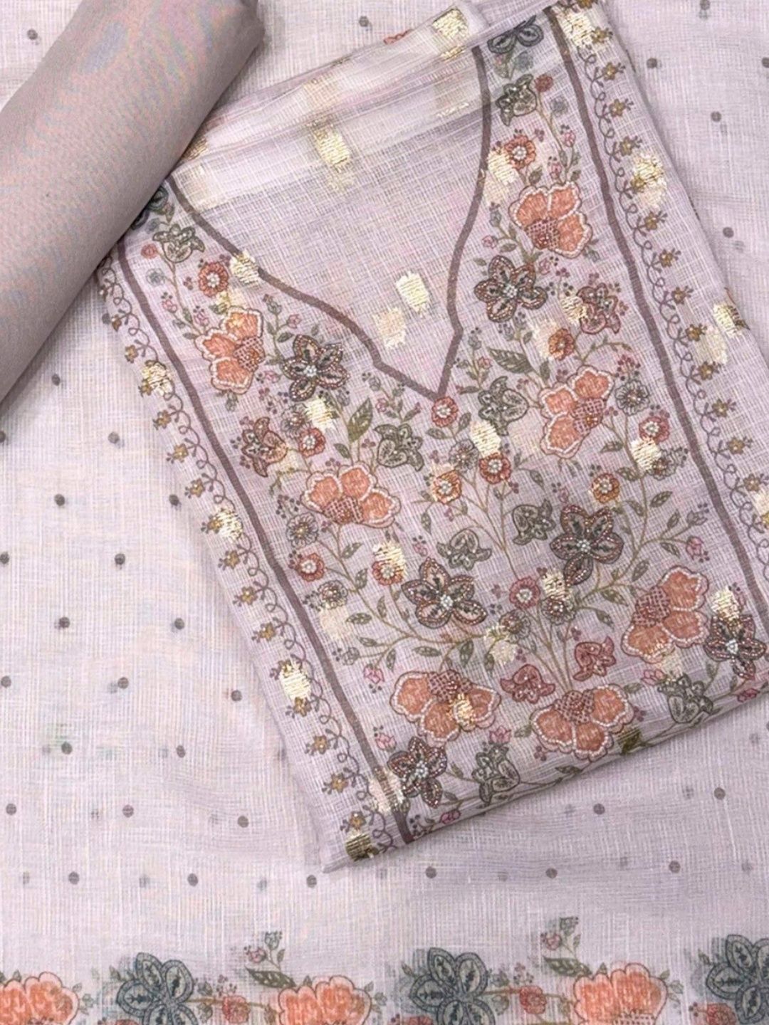 Biba Unstitched Dress Material-picture-10