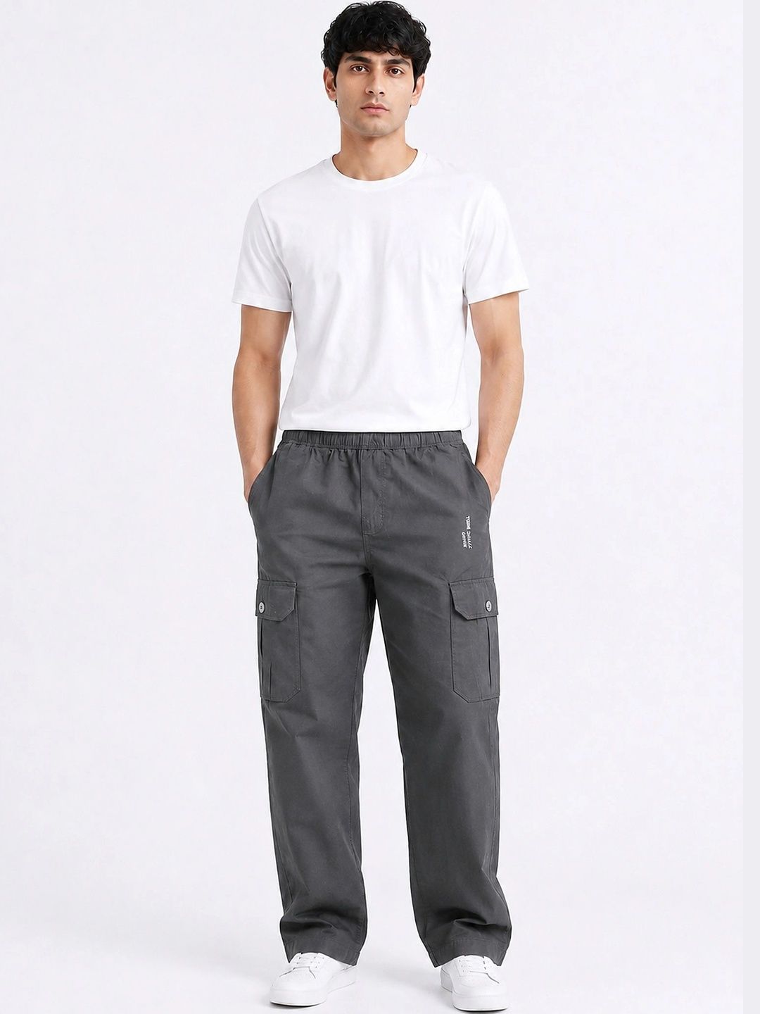 R.Code by The Roadster Life Co. Men Regular Fit Cargos-picture-48
