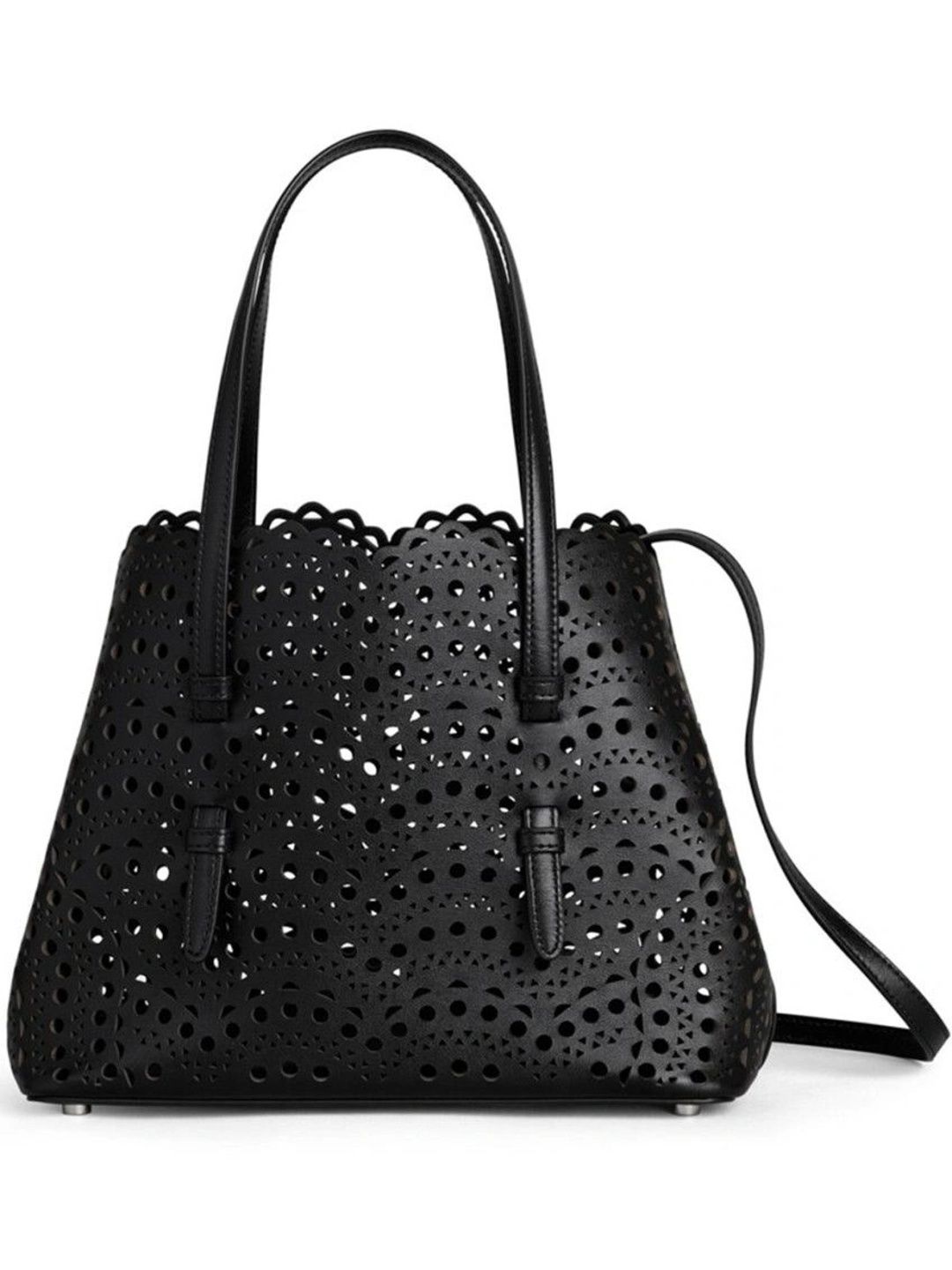 ALAIA Black Mina 25 Small Satchel-picture-31