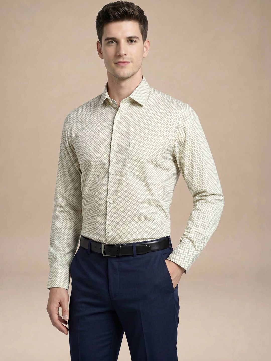 Turtle Men Standard Slim Fit Printed Formal Shirt-picture-51