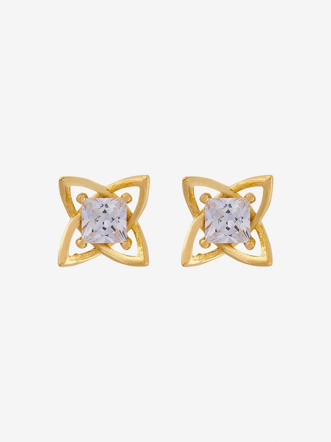 Kushal's Fashion Jewellery Geometric Studs Earrings-picture-30