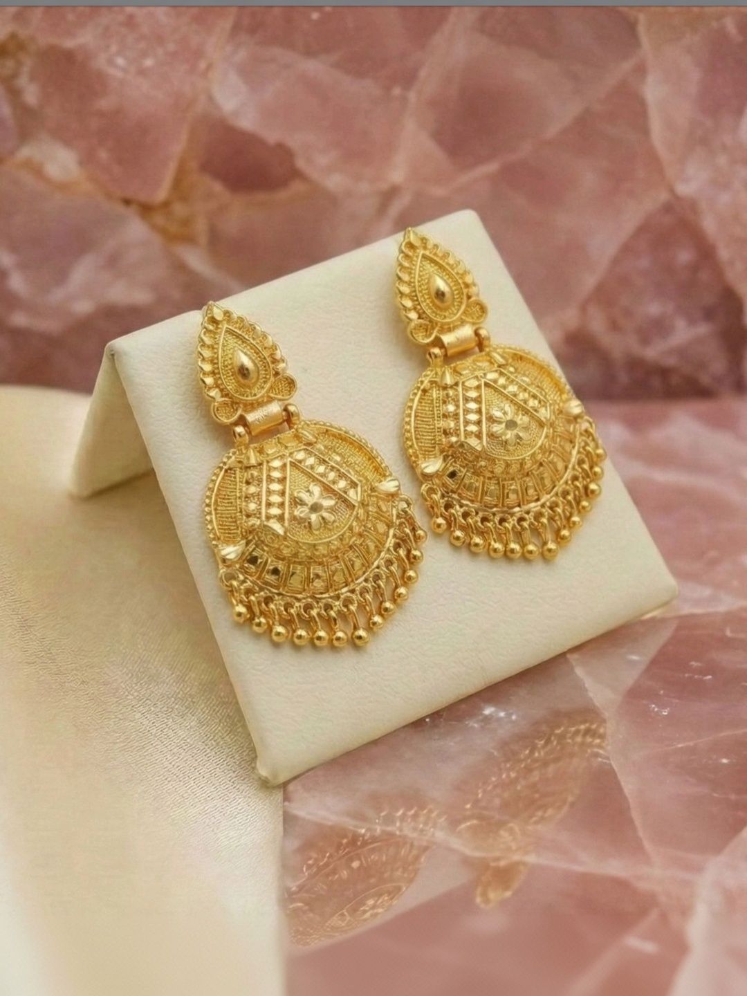MA FASHION Circular Jhumkas Earrings-image-20