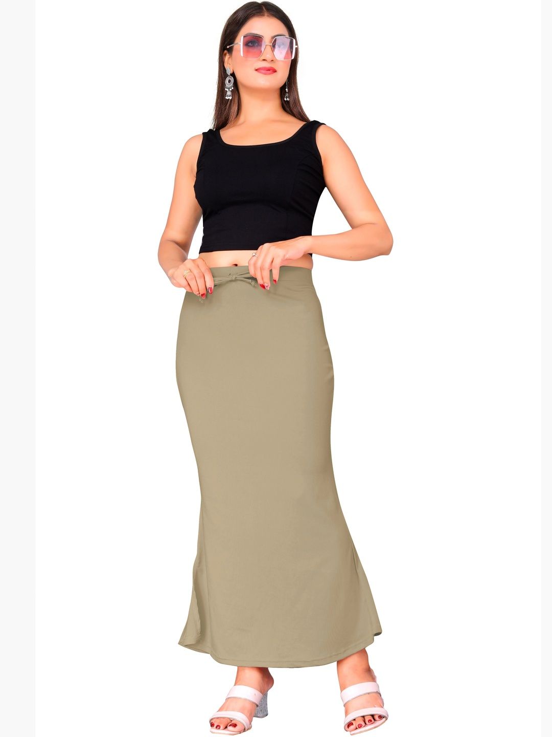 SHREEJI DESIGNER Fully Streachable Saree Shapewear-image-12