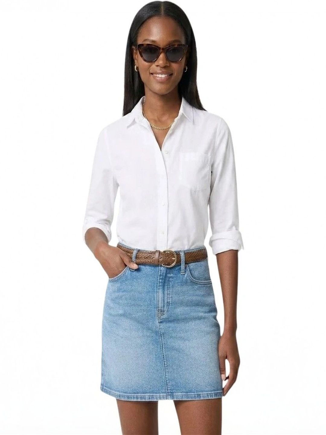 J.Crew Women Cotton Mini Straight Skirt-picture-58