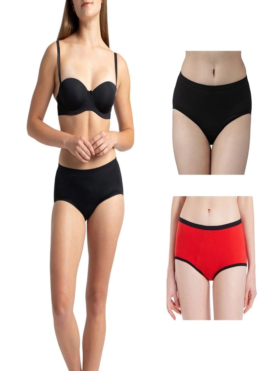 BODY DEEP Women Leak-Proof Seamless Cotton Blend Period Briefs-picture-44