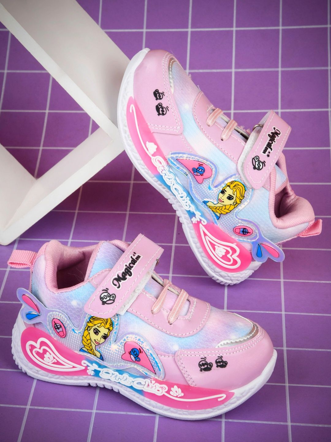 ABLESTEP Girls Colourblocked Sneakers-picture-15