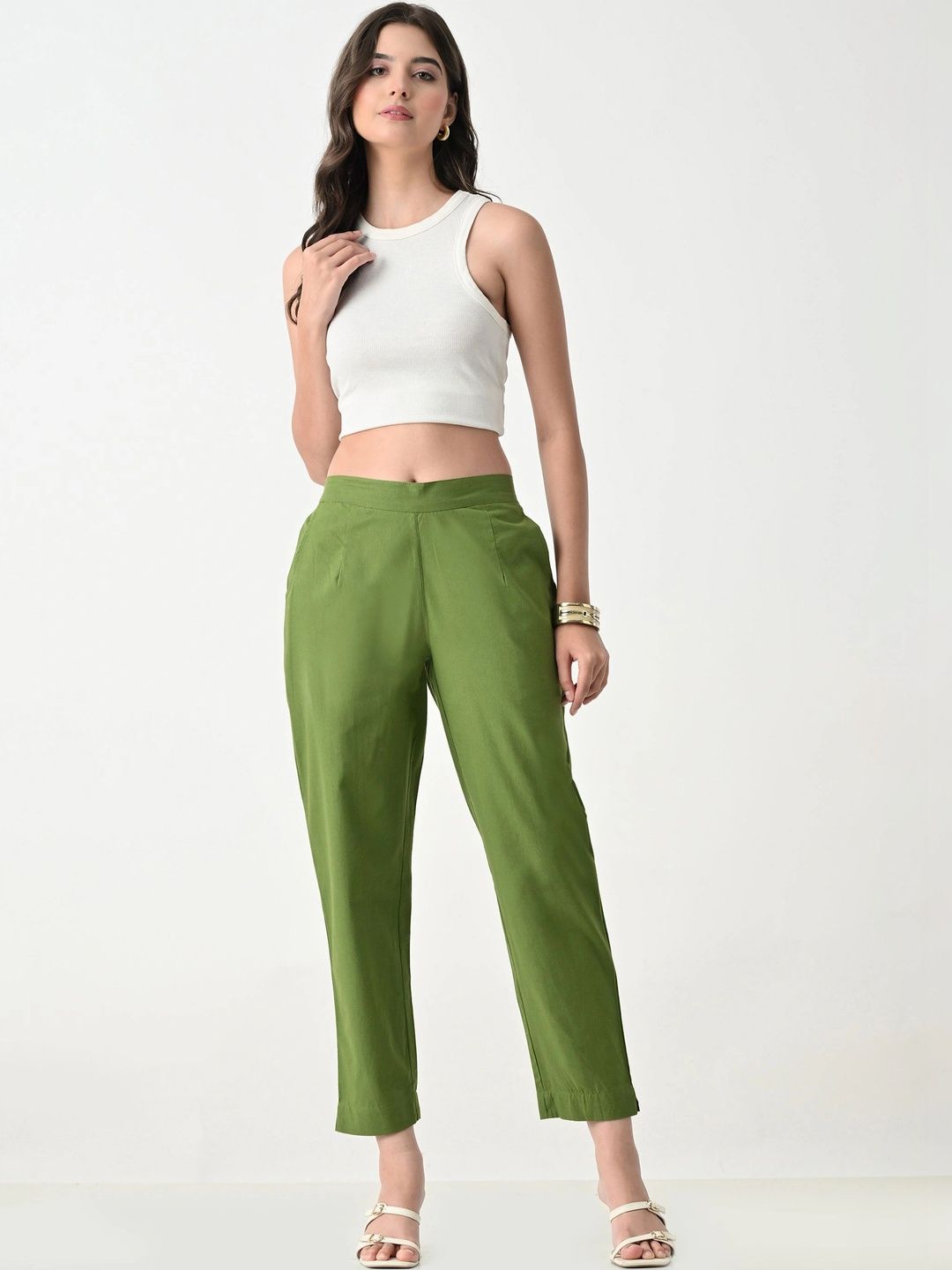 Anouk Women Relaxed High-Rise Trousers-picture-42