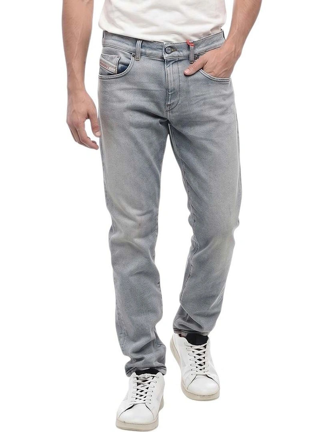 DIESEL Men Slim Fit Mid-Rise Jeans-picture-57