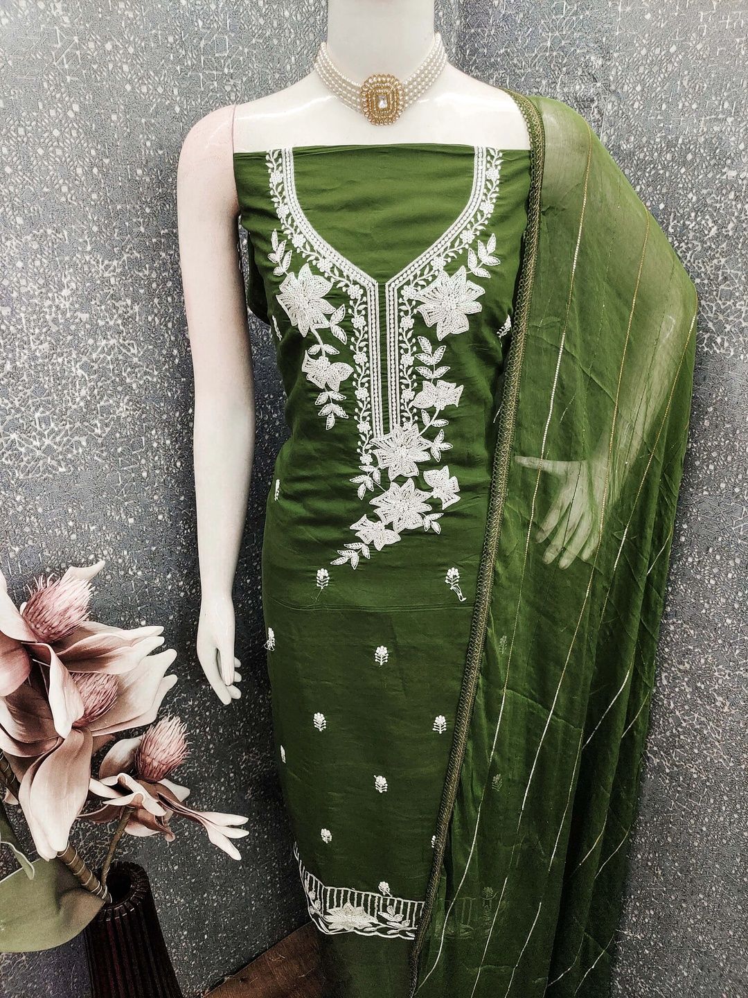 Maroosh Embroidered Unstitched Dress Material-picture-30