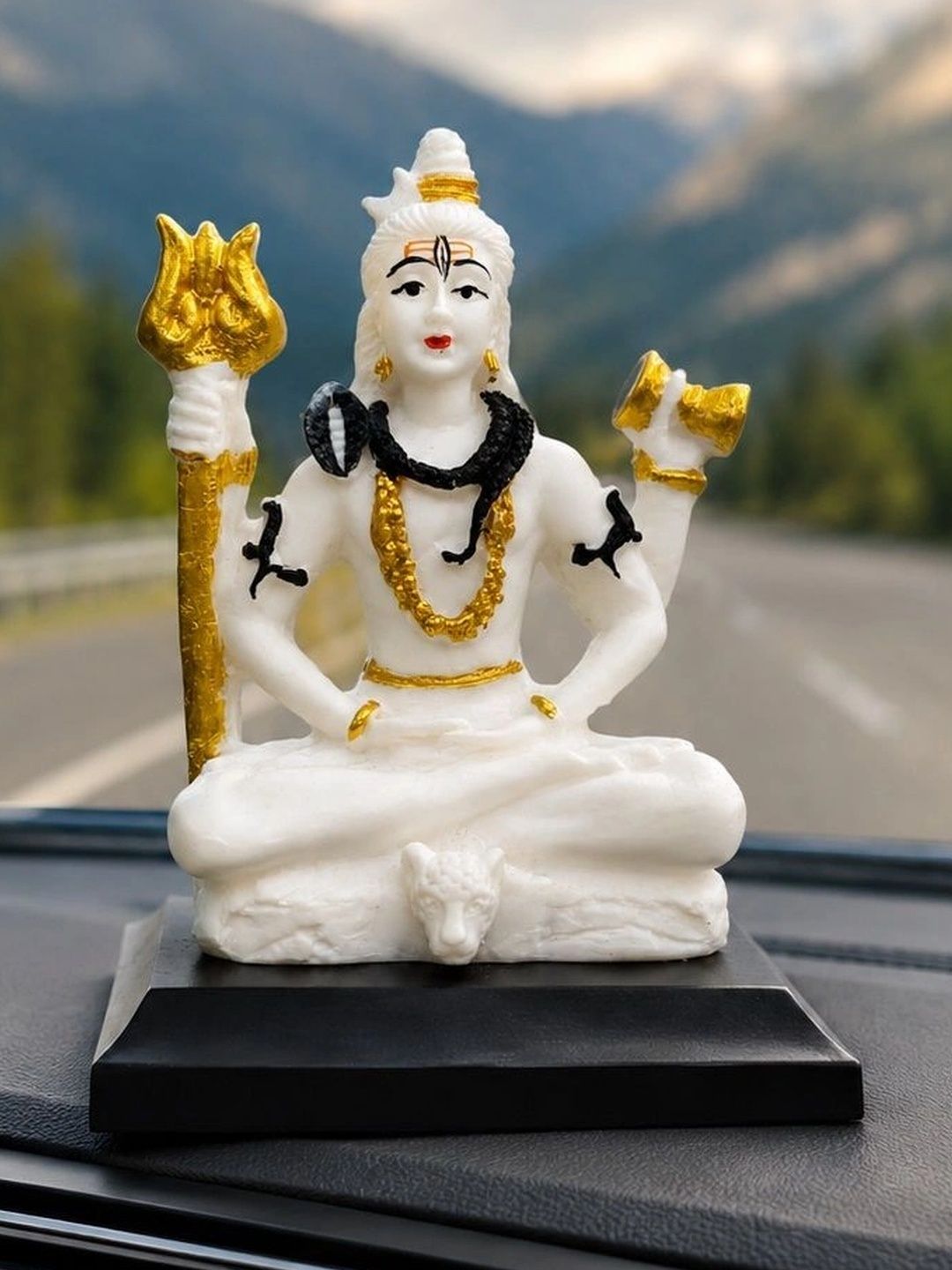 Adhvik White Religious Idol Showpiece-image-43