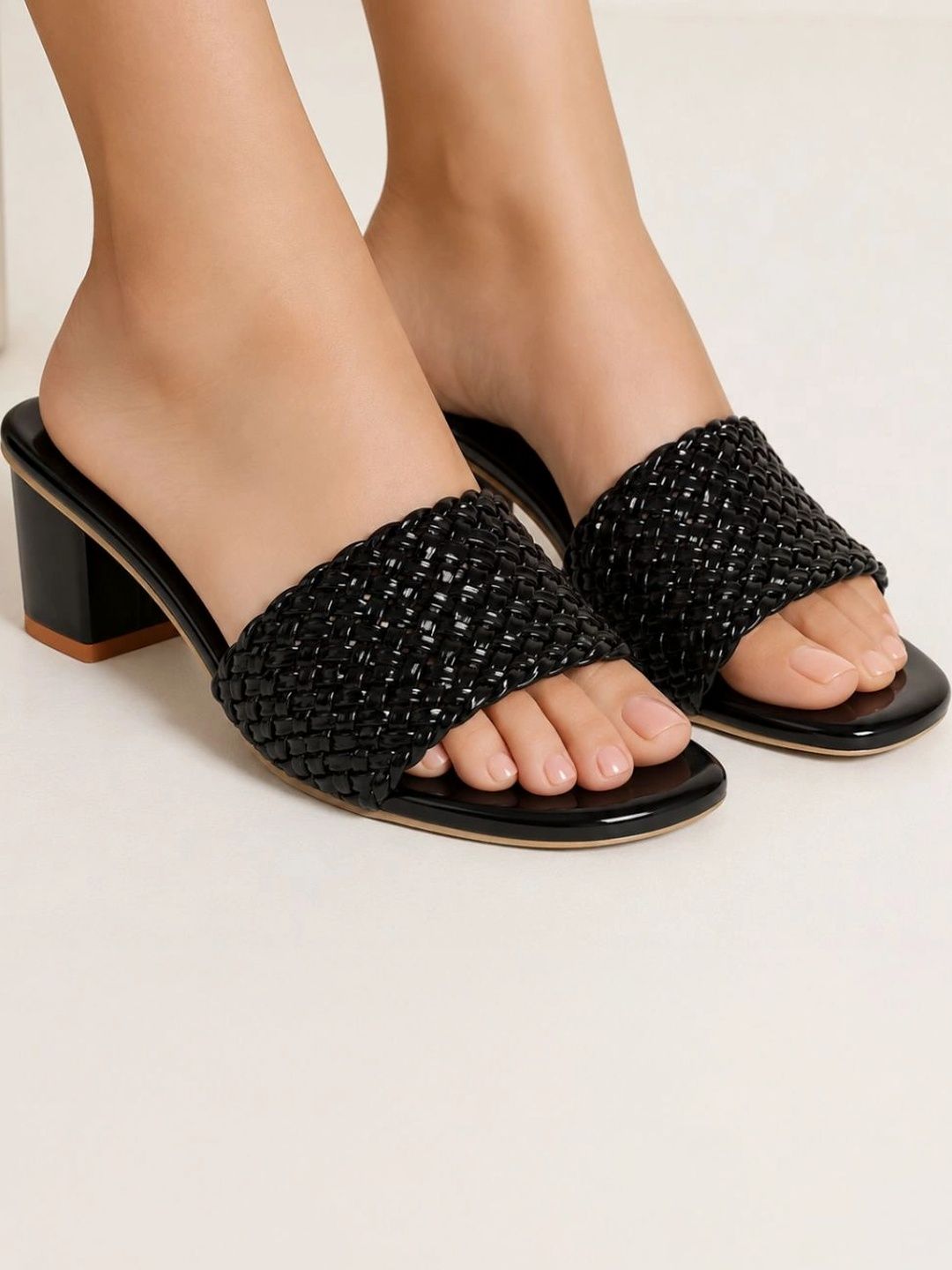 CORSICA Women Open Toe Slip-On Flats-image-11