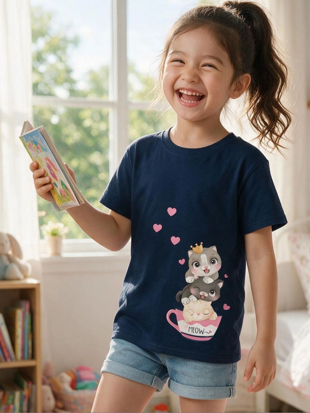 YK Girls Printed T-shirt-picture-22