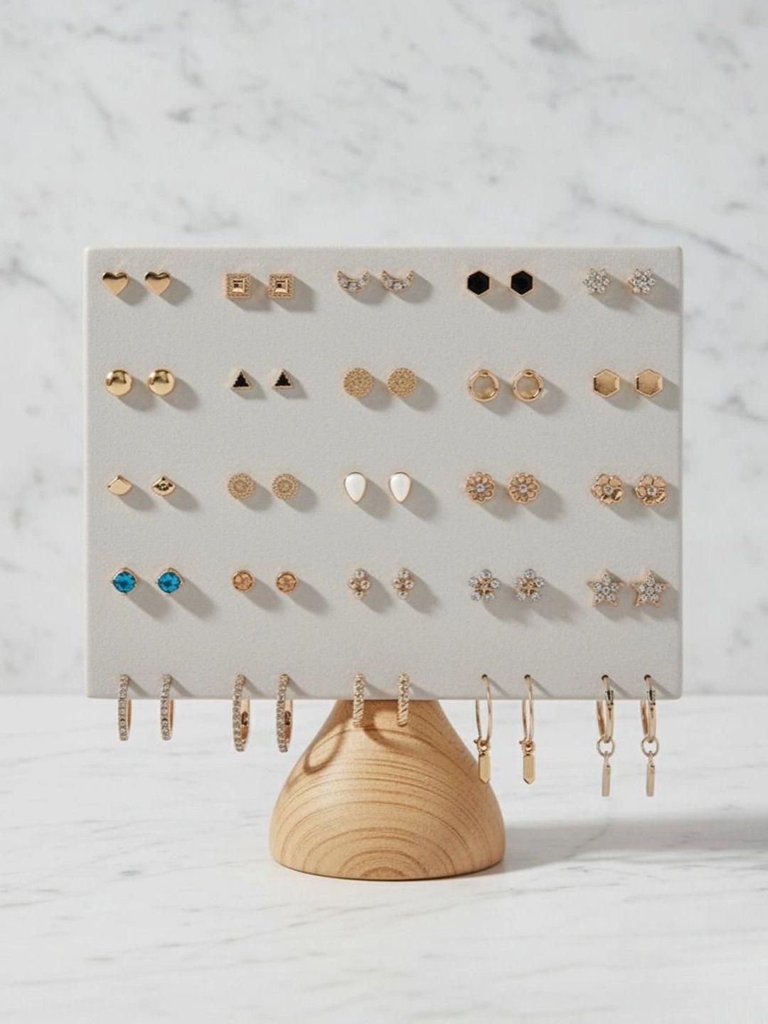 Vembley Geometric Studs Earrings-picture-24
