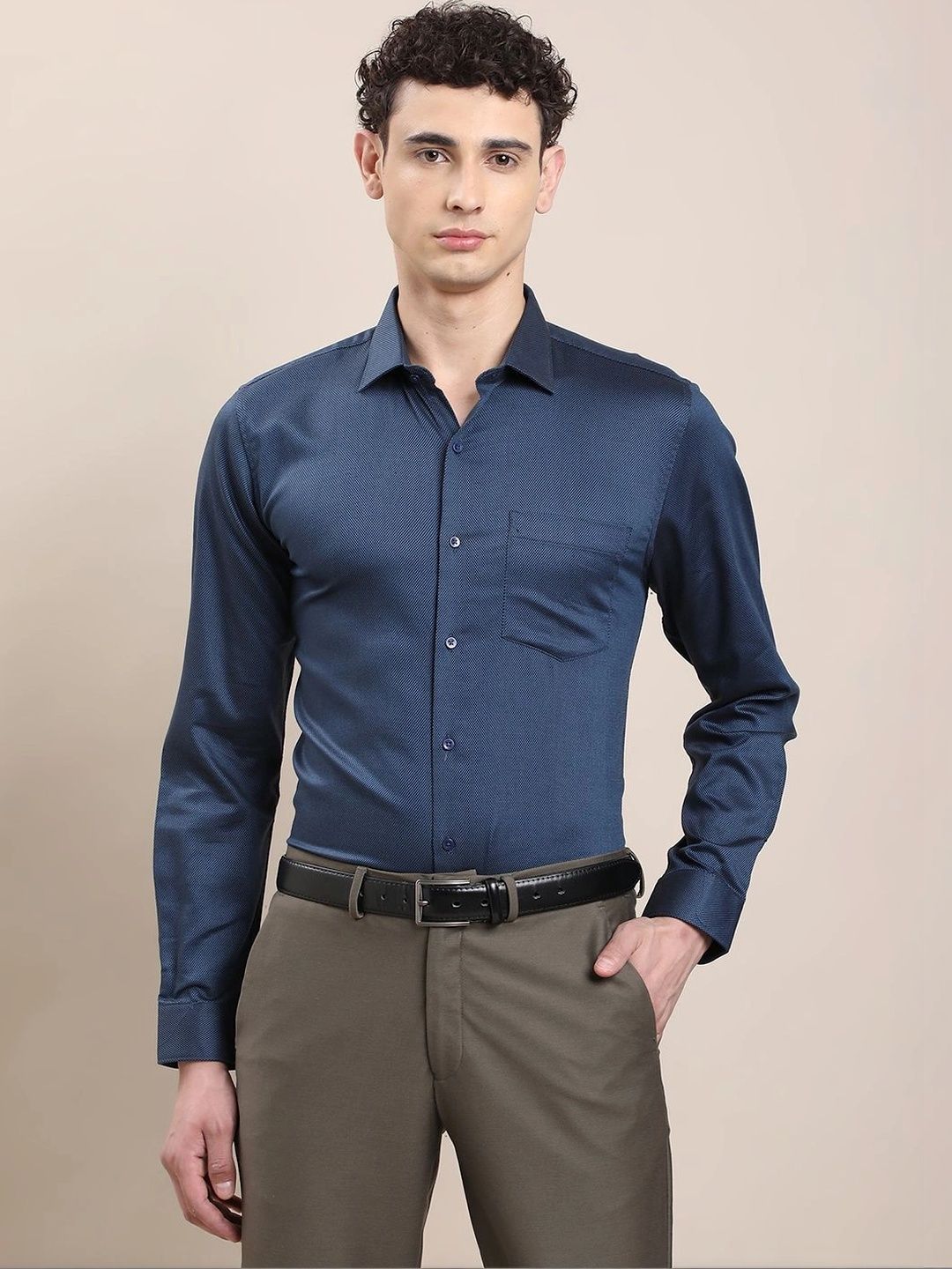 Turtle Men Standard Slim Fit Formal Shirt-picture-20