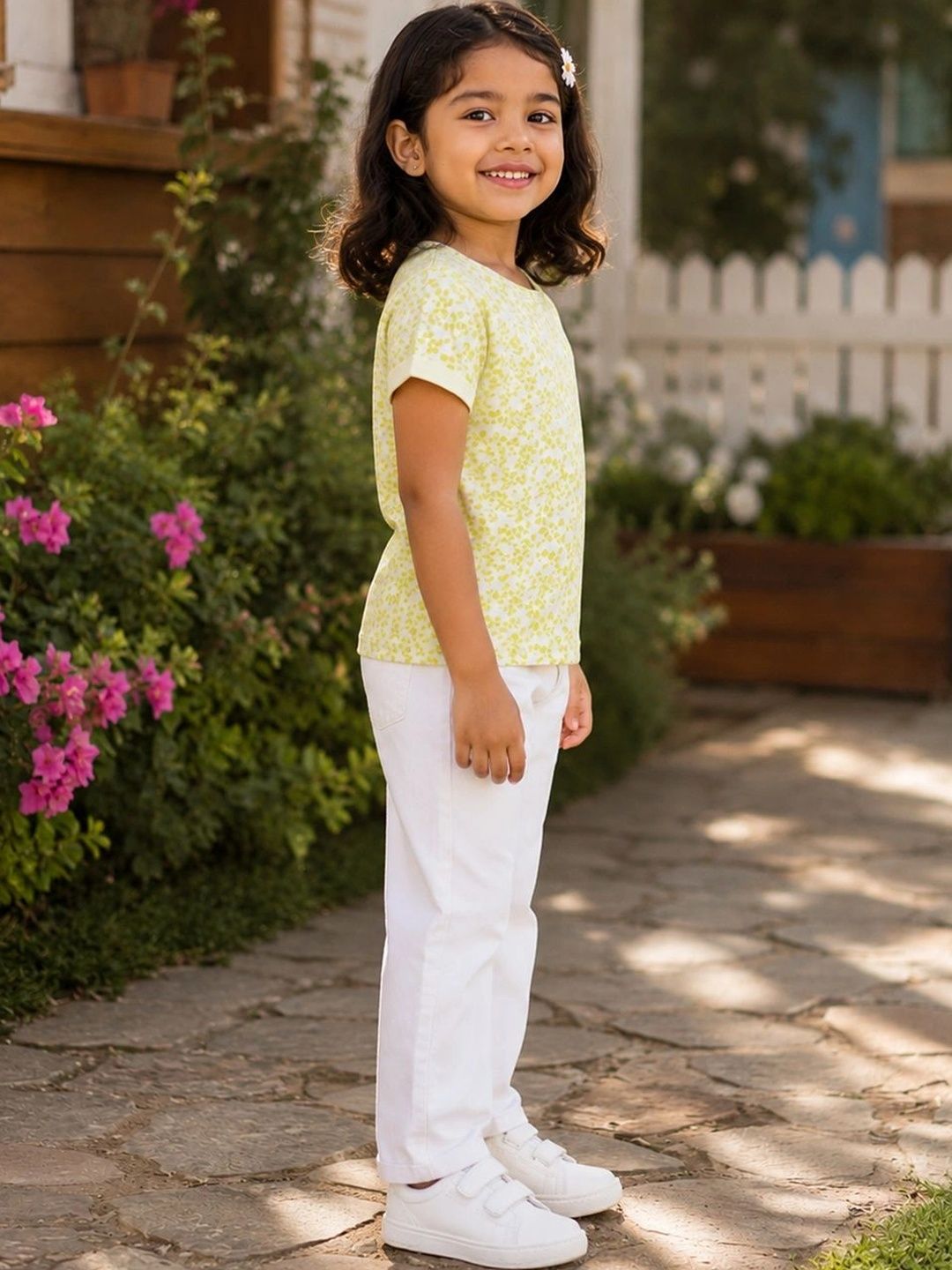 Bambee Kids Floral Print Bamboo Top-picture-29