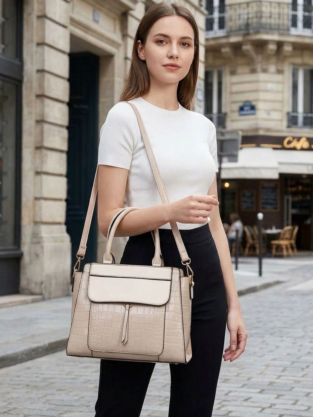 CORSICA Textured PU Structured Handheld Bag-picture-55