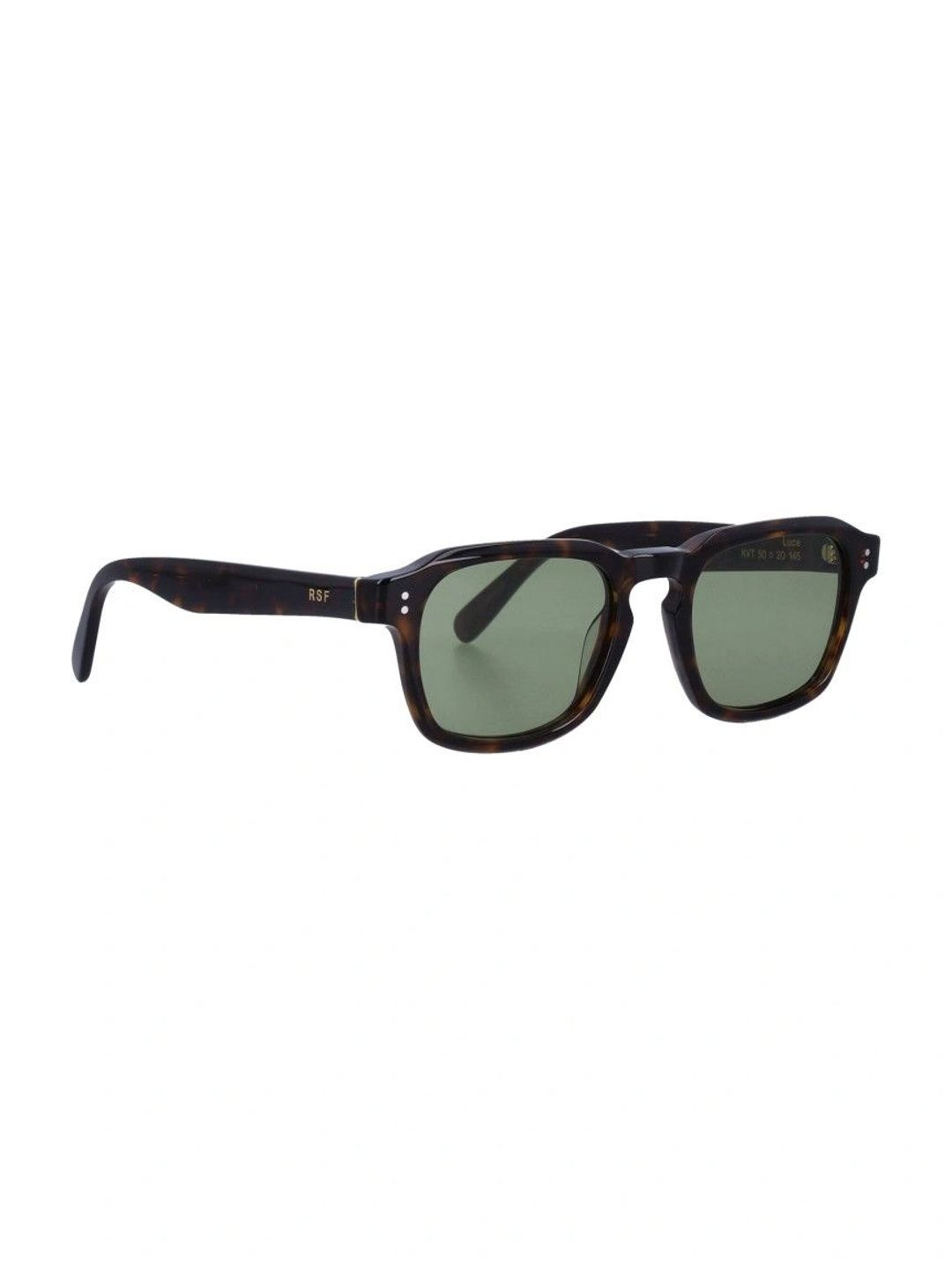 Retrosuperfuture Unisex Green Lens & Brown Rectangle Sunglasses with-image-24