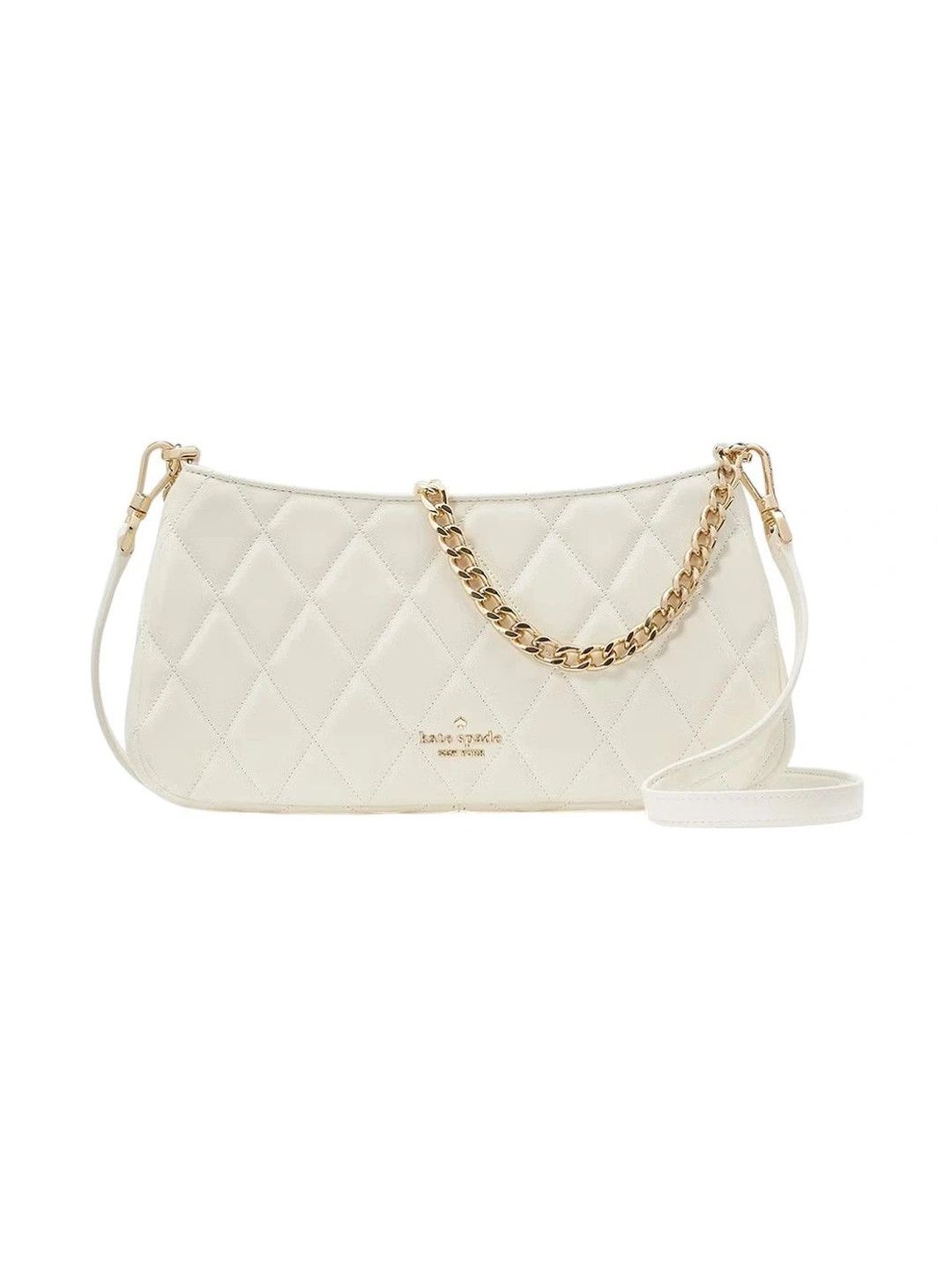 Kate Spade Leather Shoulder Bag with Quilted-picture-17