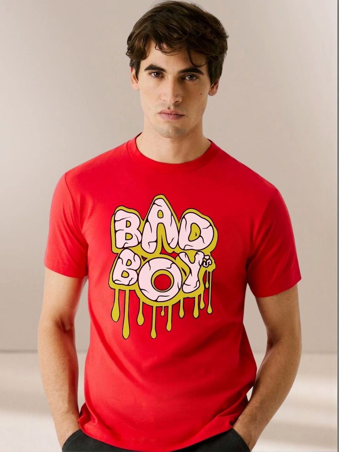 MEG FASHION Men Typography Printed T-shirt-picture-58