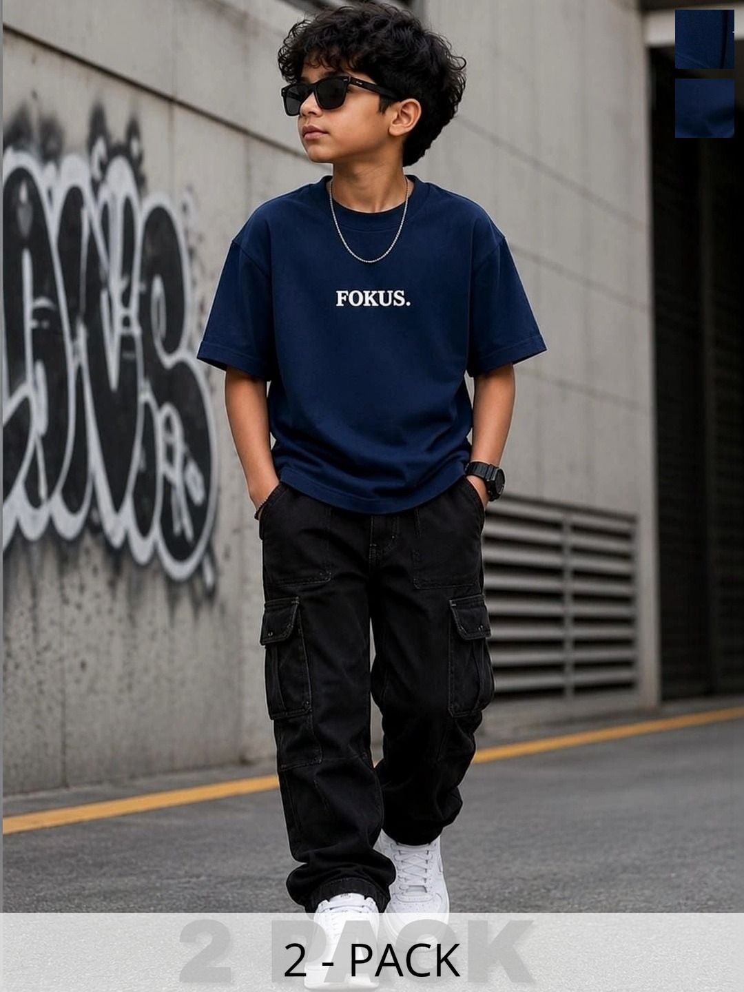 Pixel Punk Boys Typography 2 Printed T-shirt-picture-12