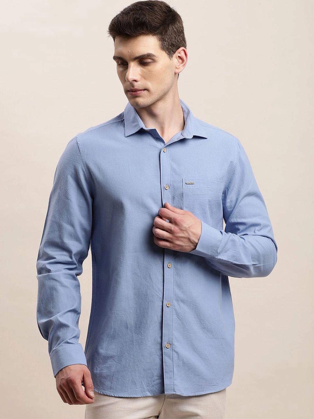 Turtle Men Relaxed Slim Fit Casual Shirt-picture-16
