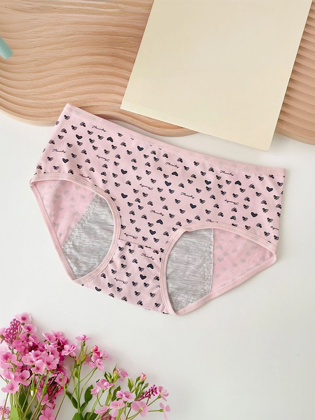 FOREVER FRIDAY Girls Printed Cotton Period Briefs-picture-31