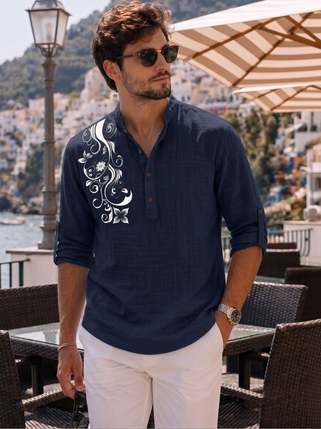 Zombom Men Standard Floral Printed Casual Shirt-picture-18