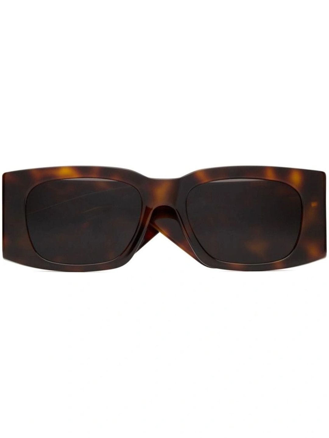 Saint Laurent Women Black Lens & Brown Rectangle Sunglasses with-picture-29