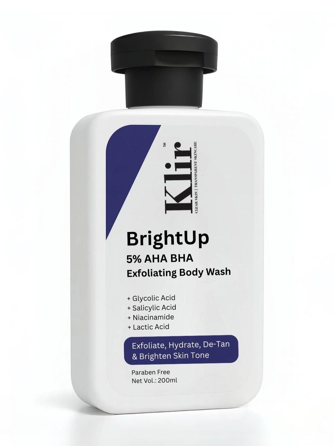 KLIR BrighUp 5% AHA BHA Exfoliating Body Wash-200ml-image-42