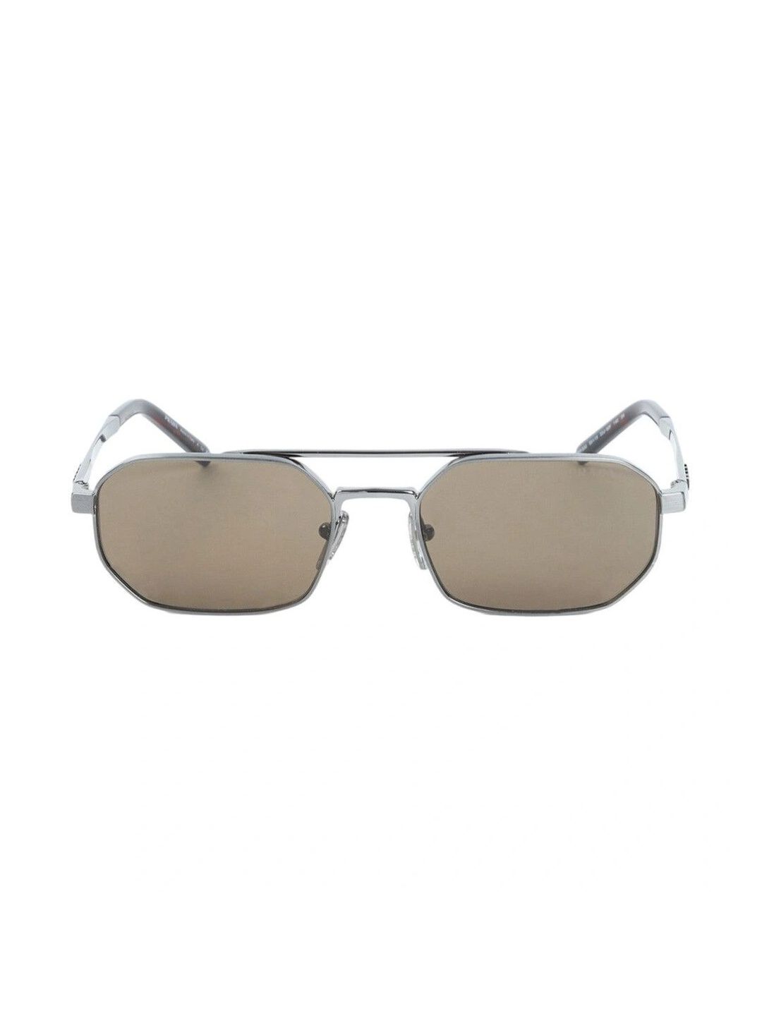 Prada Men Brown Lens & Silver-Toned Other Sunglasses with-image-18
