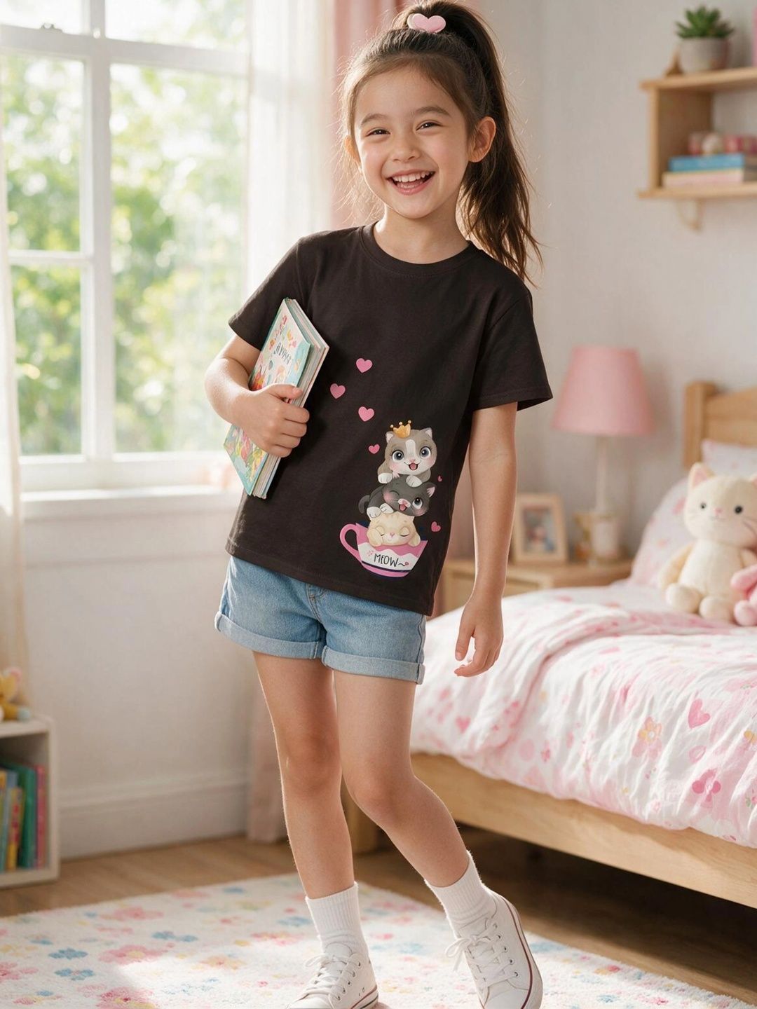 YK Girls Printed T-shirt-picture-21