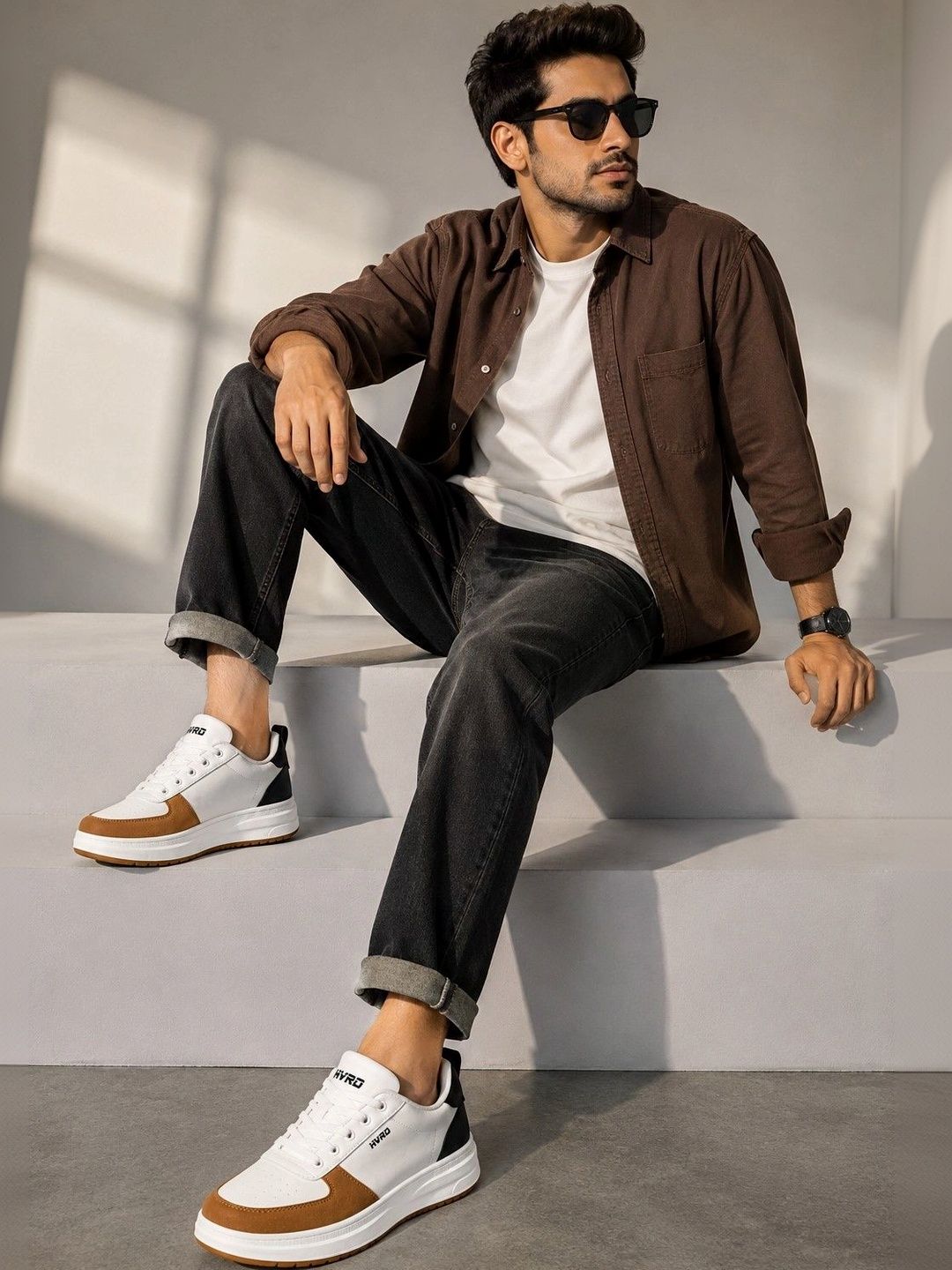 Harvard Men Colourblocked Sneakers-picture-22