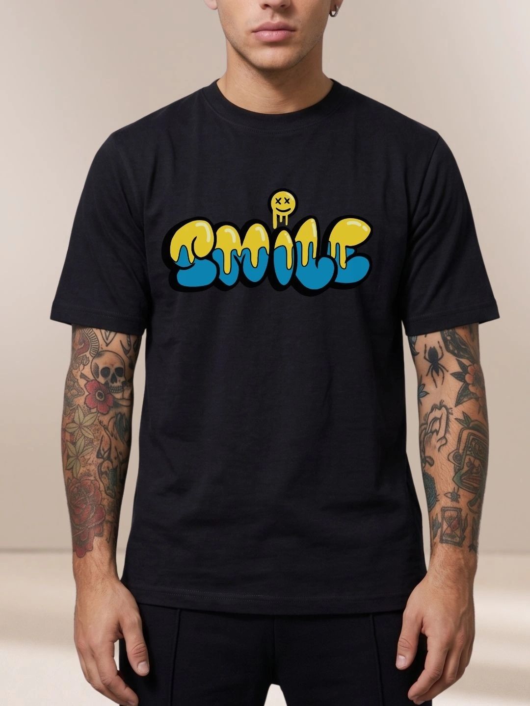 MEG FASHION Men Typography Printed T-shirt-picture-20