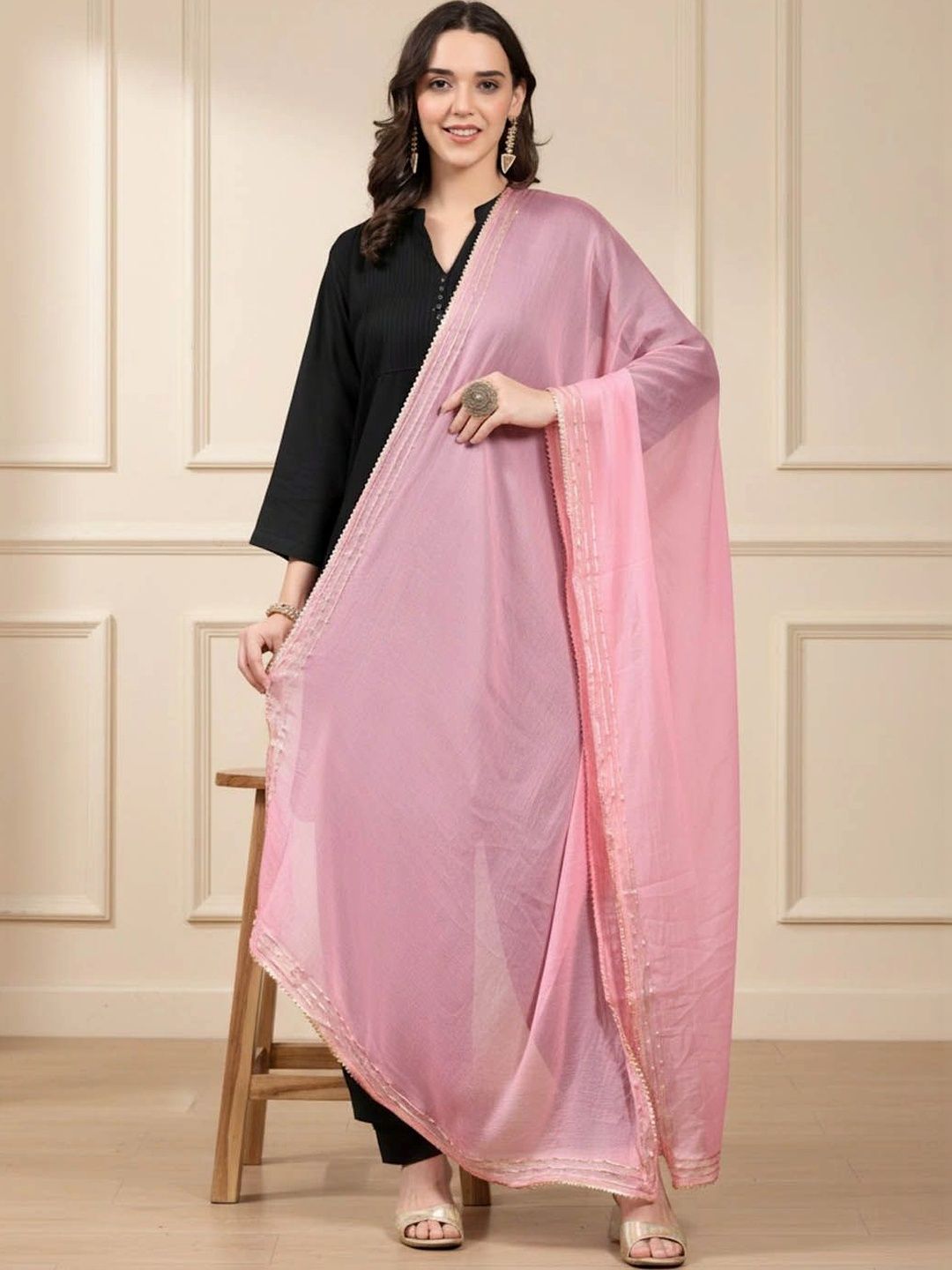 KALINI Dupatta with Gotta Patti-picture-12