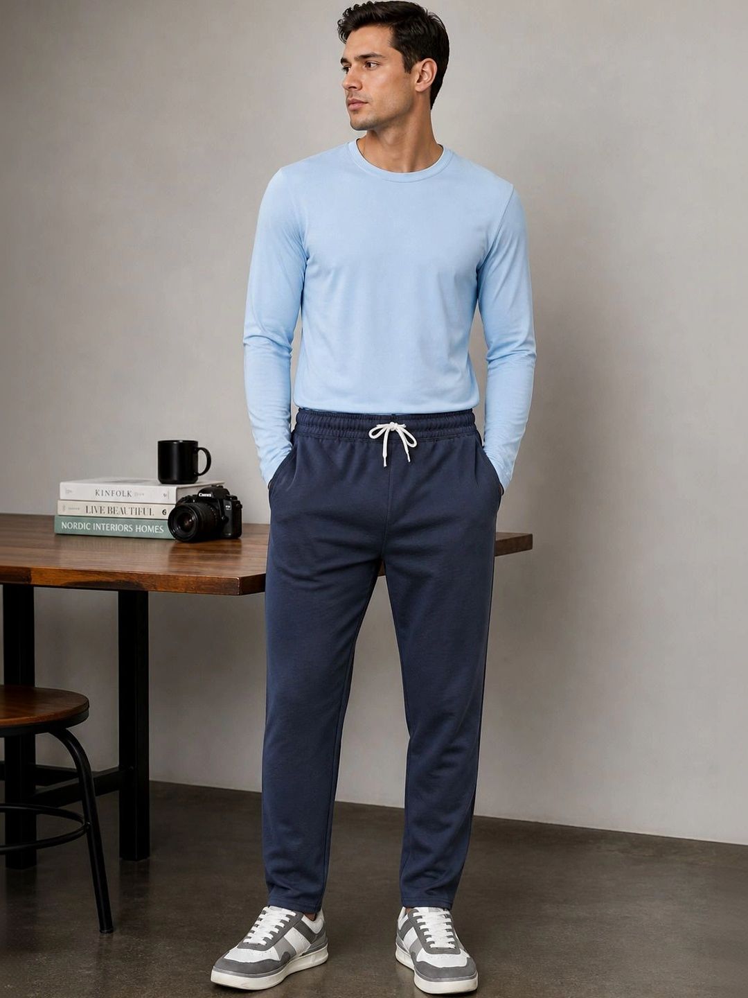 SZN Men Regular Fit Training Track Pants-picture-55