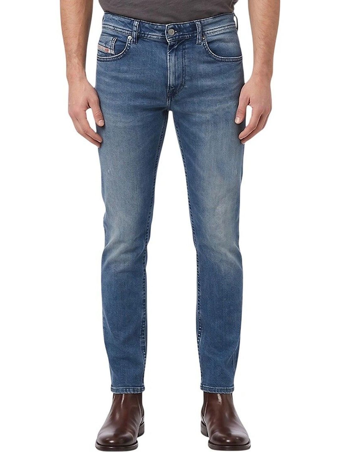 DIESEL Men Slim Fit Mid-Rise Jeans-picture-42