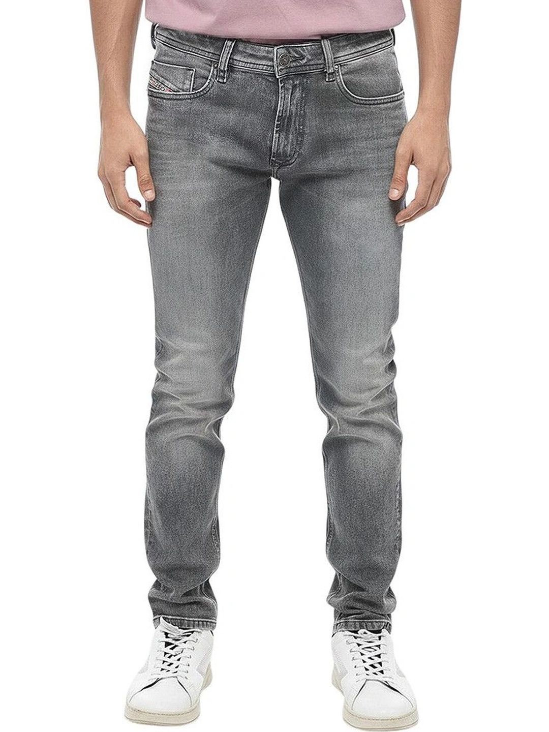 DIESEL Men Skinny Fit Low-Rise Low Distress Jeans-picture-31