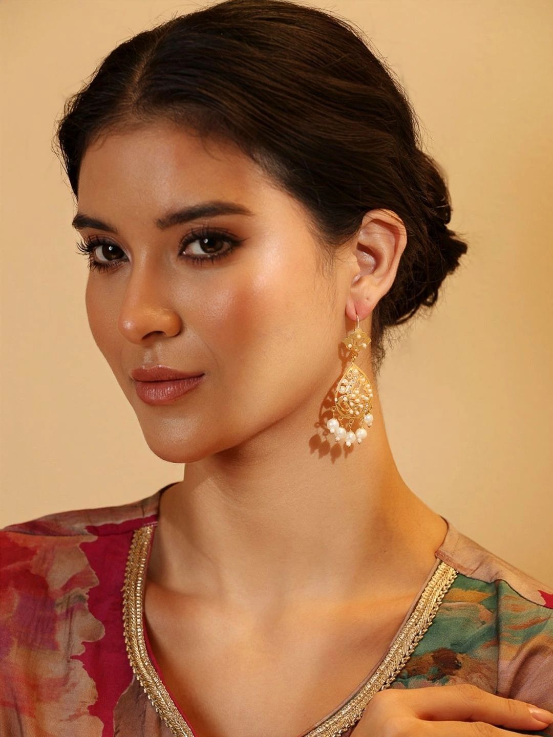 Biba Teardrop Shaped Drop Earrings-image-6