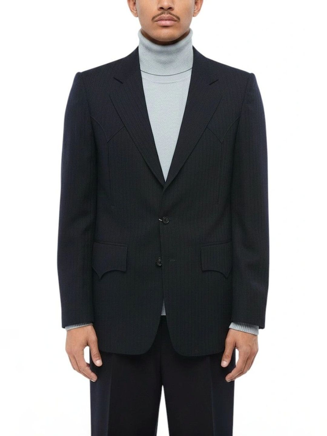 Maison Margiela Dark Navy Stripes Blazer-picture-39
