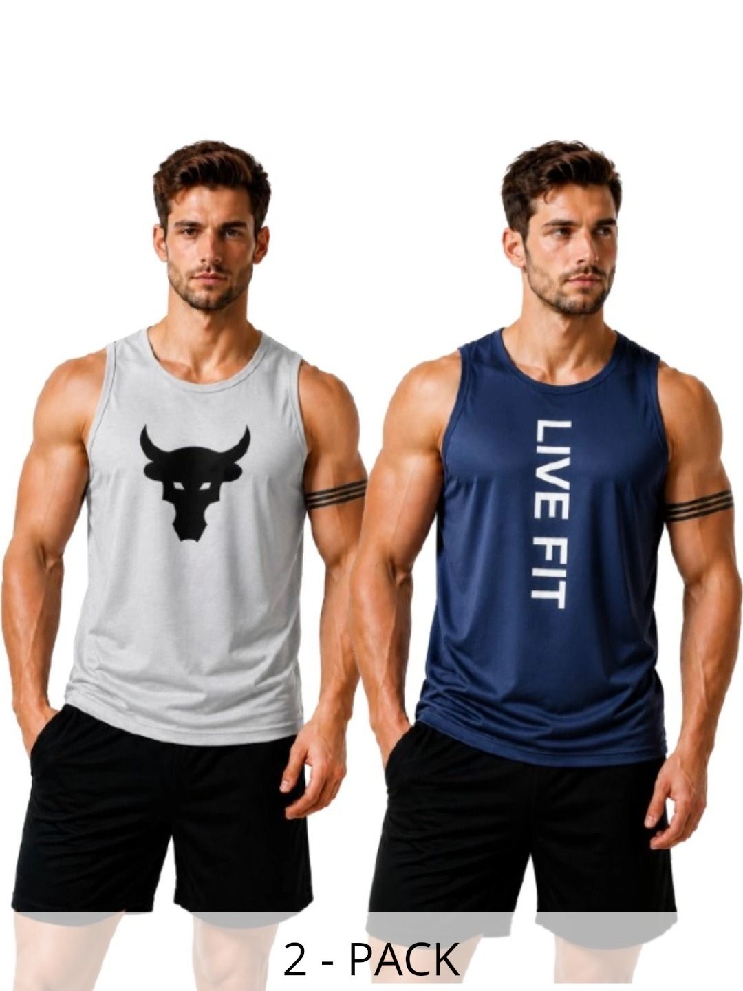 Shri Salasar Balaji Pack of 2 Printed Tank-picture-44