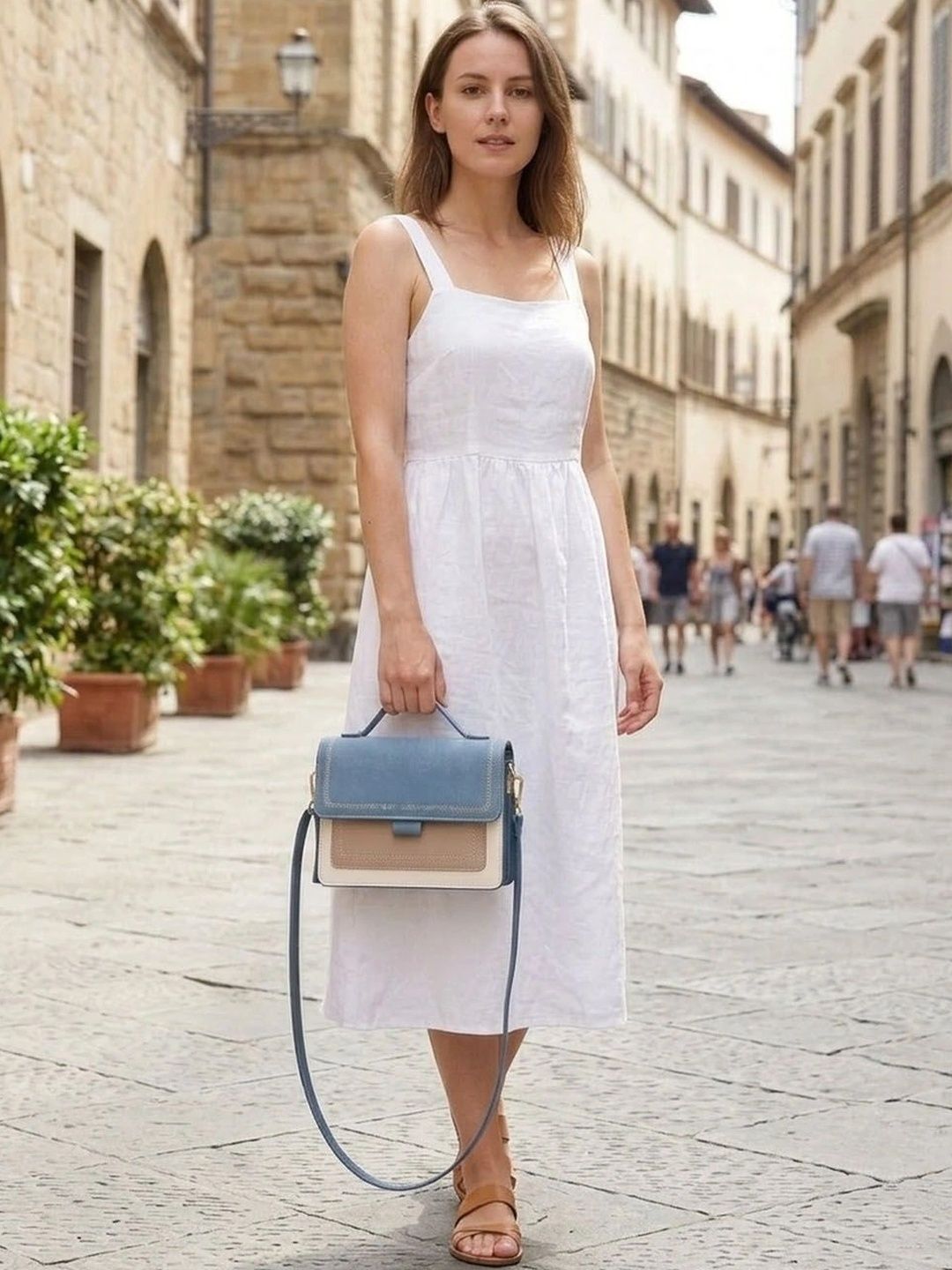 CORSICA Colourblocked PU Handheld Bag-picture-51