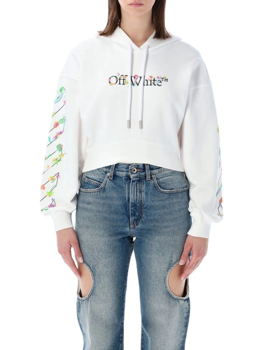 Off-White Women Printed Hooded Sweatshirt-picture-37