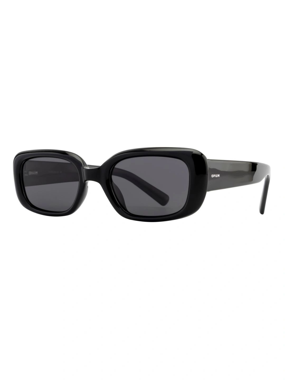 OPIUM Unisex Black Lens & Black Rectangle Sunglasses with-image-5