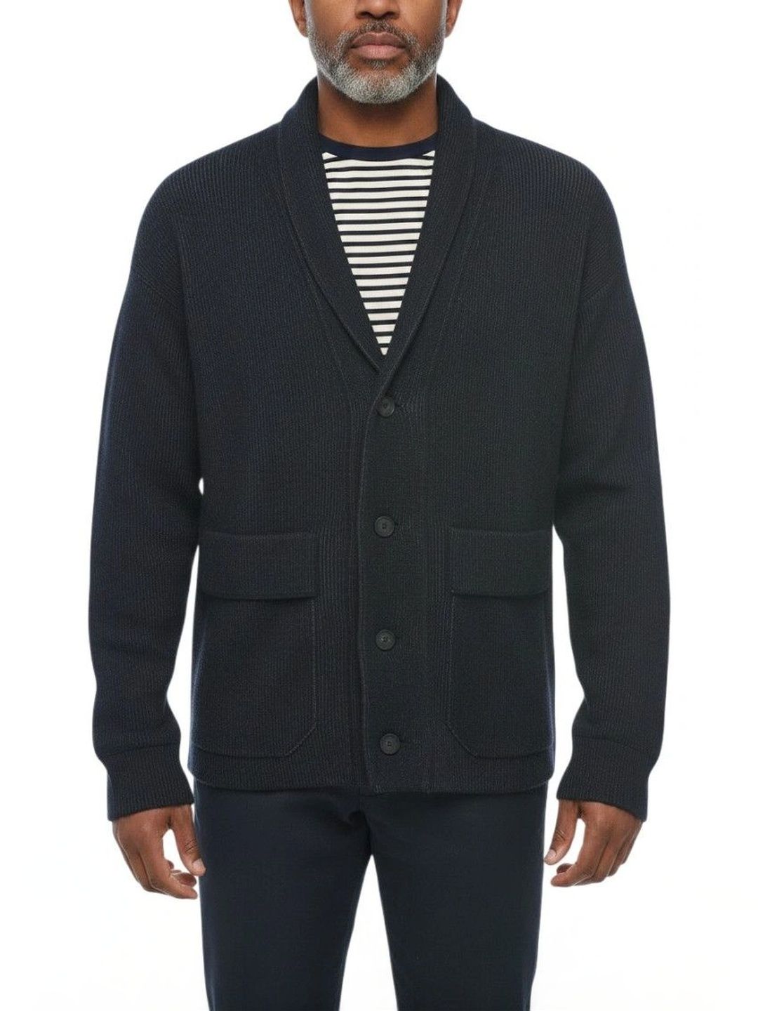 Zegna Men Ribbed Woollen Cardigan-picture-36